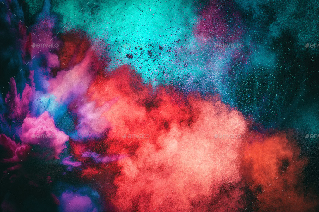 120 Сolorful Powder Backgrounds by kauster- | GraphicRiver